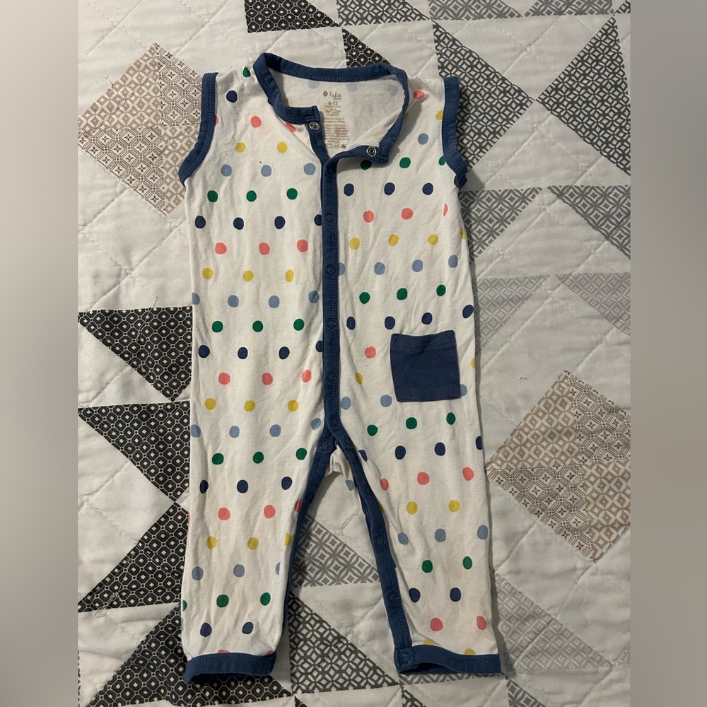 Kyte baby button romper